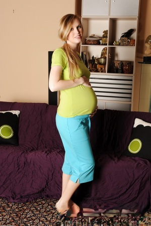 Skinny Teen Pregnant Solo