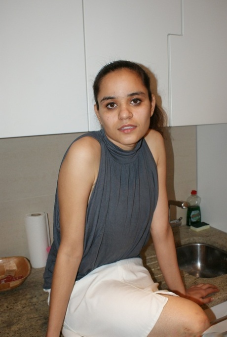Indian solo girl unleashes her small tits while home all alone 86528983