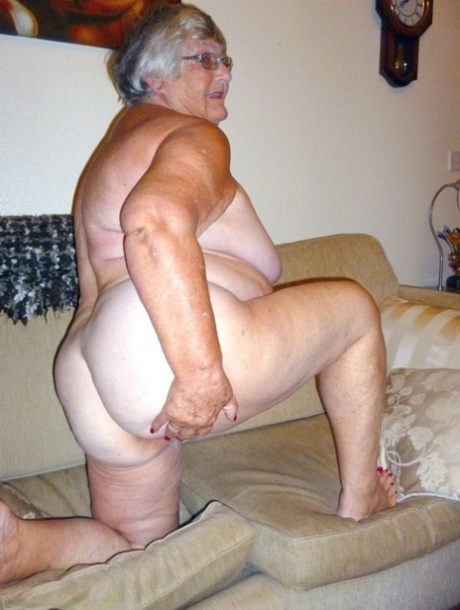 Obese UK nan Grandma Libby masturbates while reading a romance novel 44675300