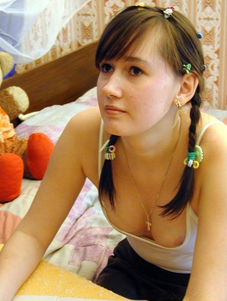 Young lesbians share a double dildo after tiring of doing homework 72744635