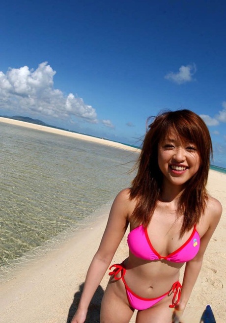 Petite Japanese girl Haruki gets completely naked while out in public 98976530