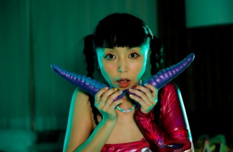 Cute Asian girl Misha Montana engages in cosplay with her lesbian girlfriend 63506377