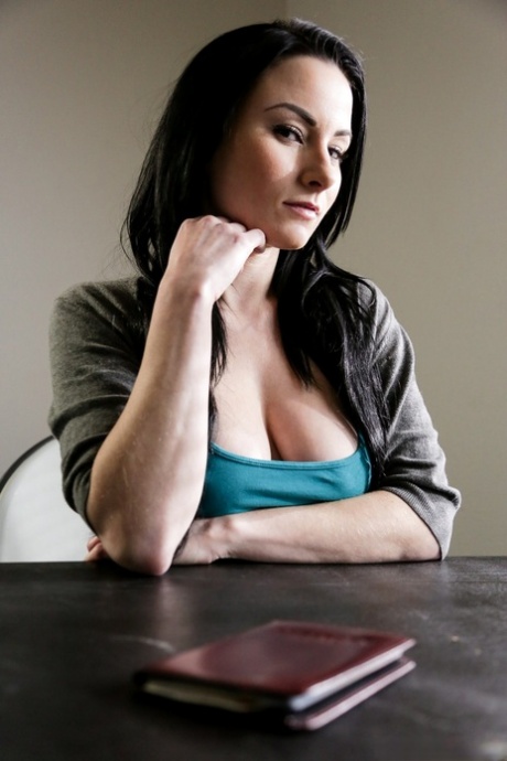 Dark-haired girl Veruca James strips down to her birthday suit atop a table 25148476